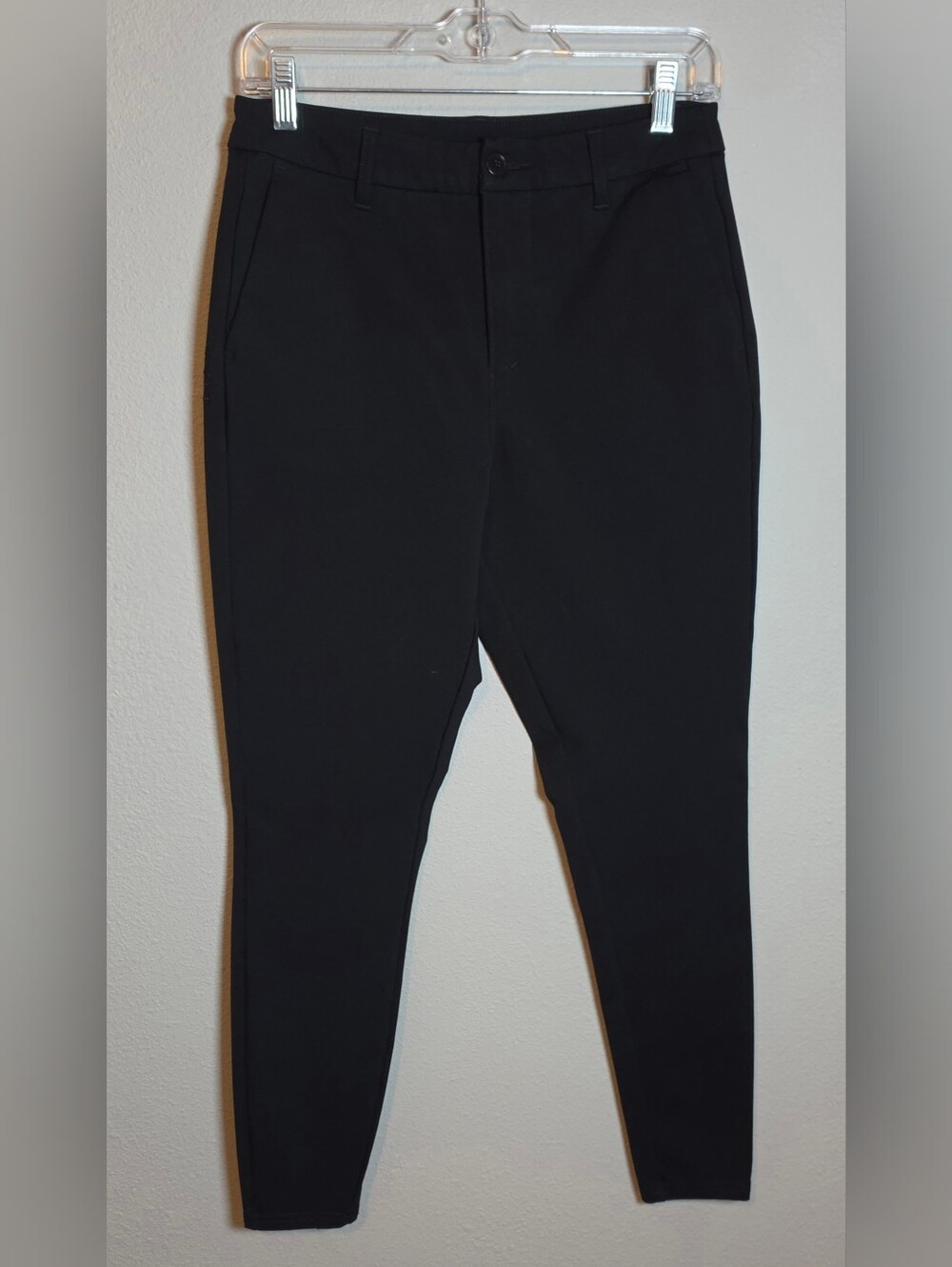 ​BYLT Basics Womens Everyday Pant Black Size M Stretch Athleisure Commuter Trave - Picture 3 of 11